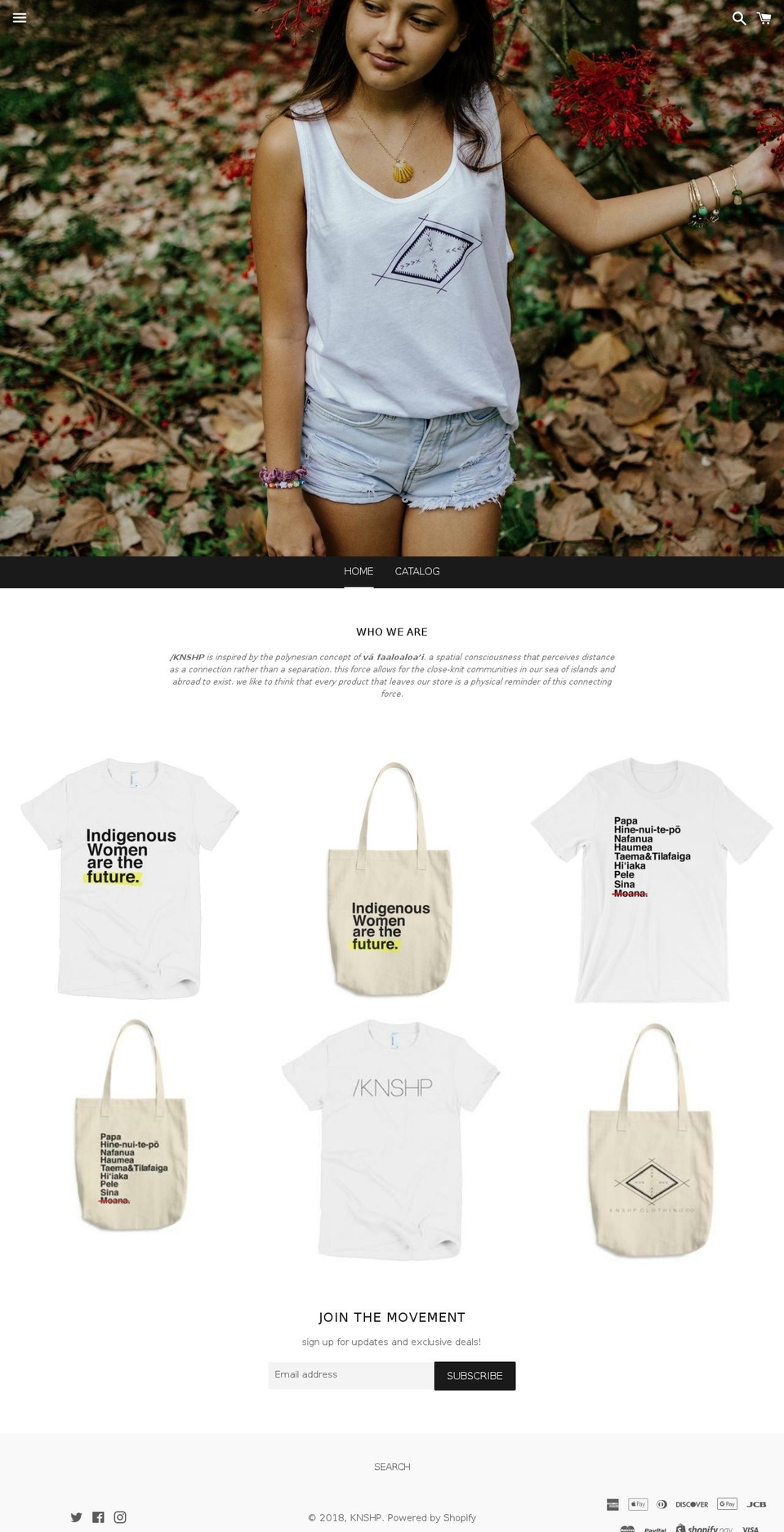 knshp.com — Shopify storefront screenshot