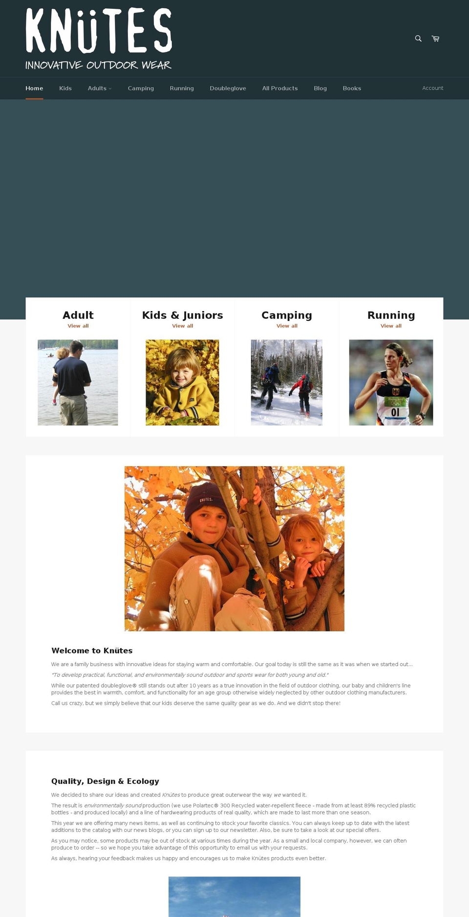 knuetes.com shopify website screenshot