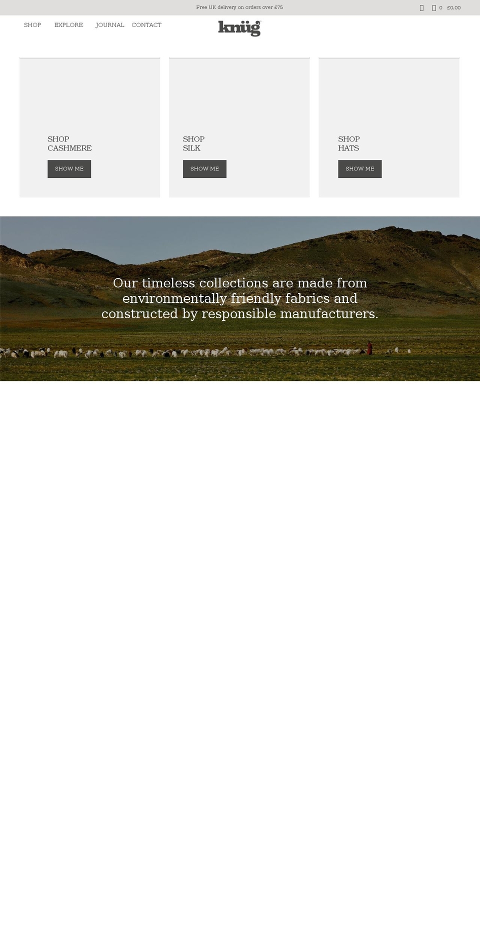 knug.co.uk shopify website screenshot