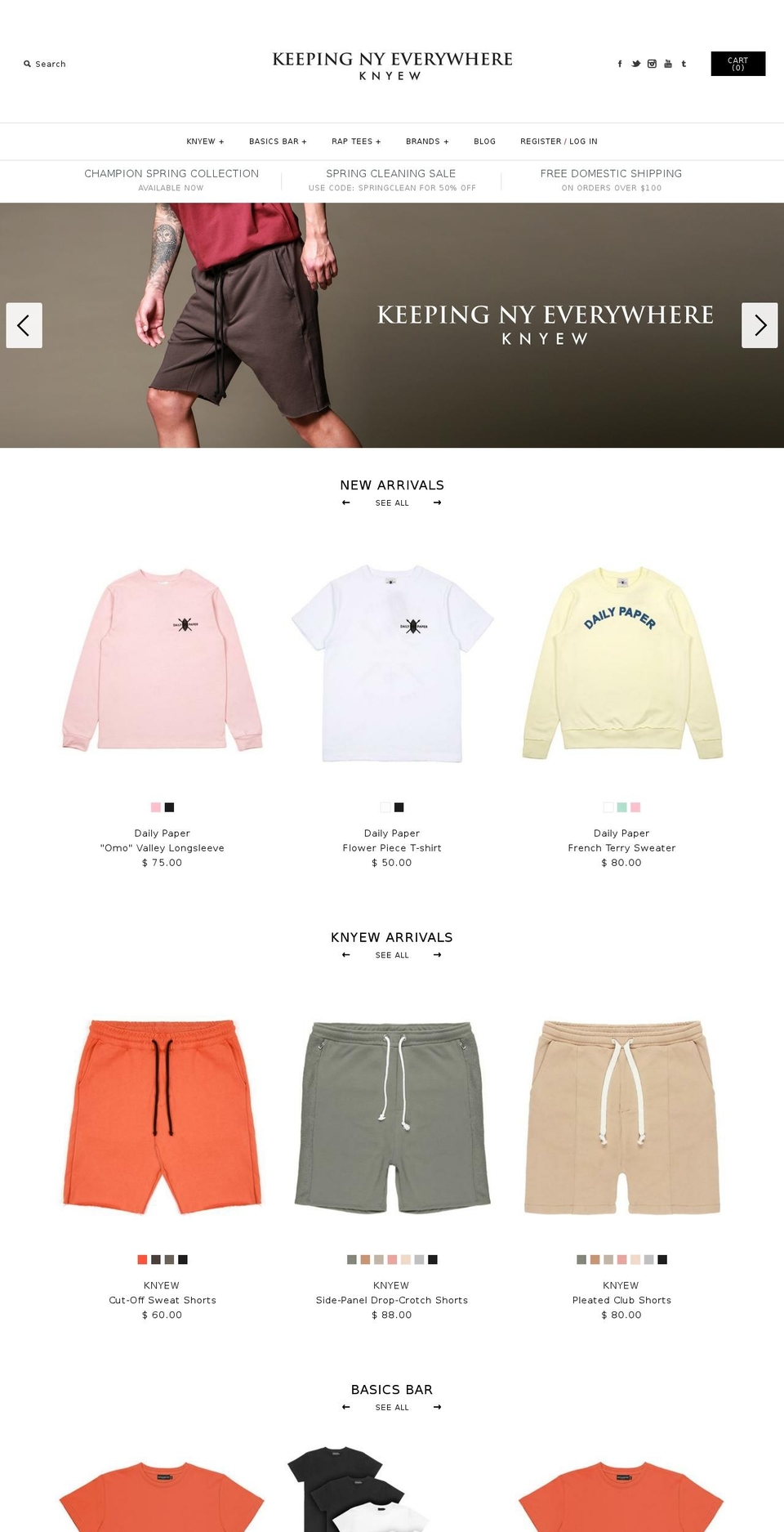knyew.net shopify website screenshot