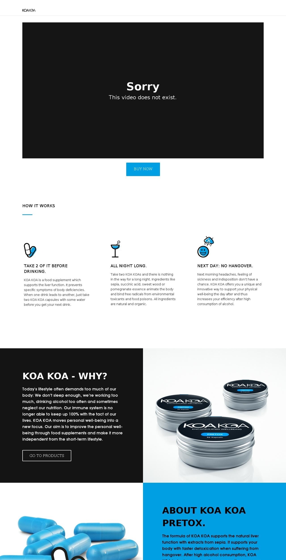 koakoa.at shopify website screenshot
