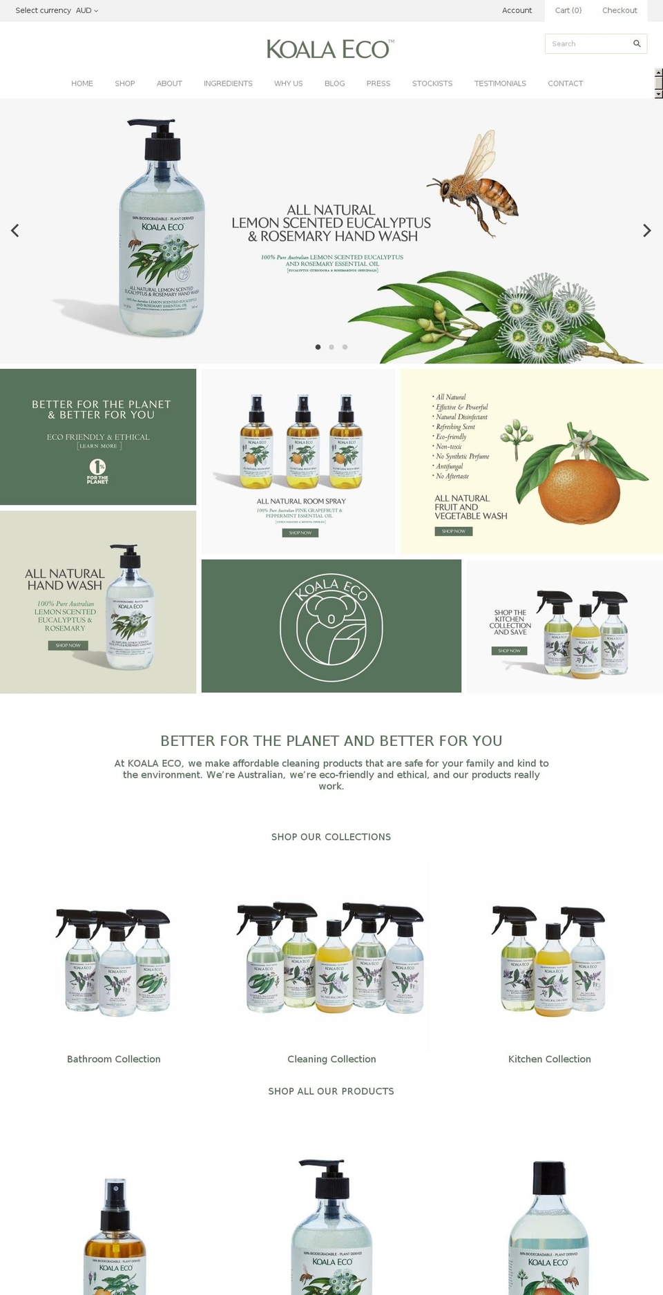 koala-co.com — Shopify storefront screenshot