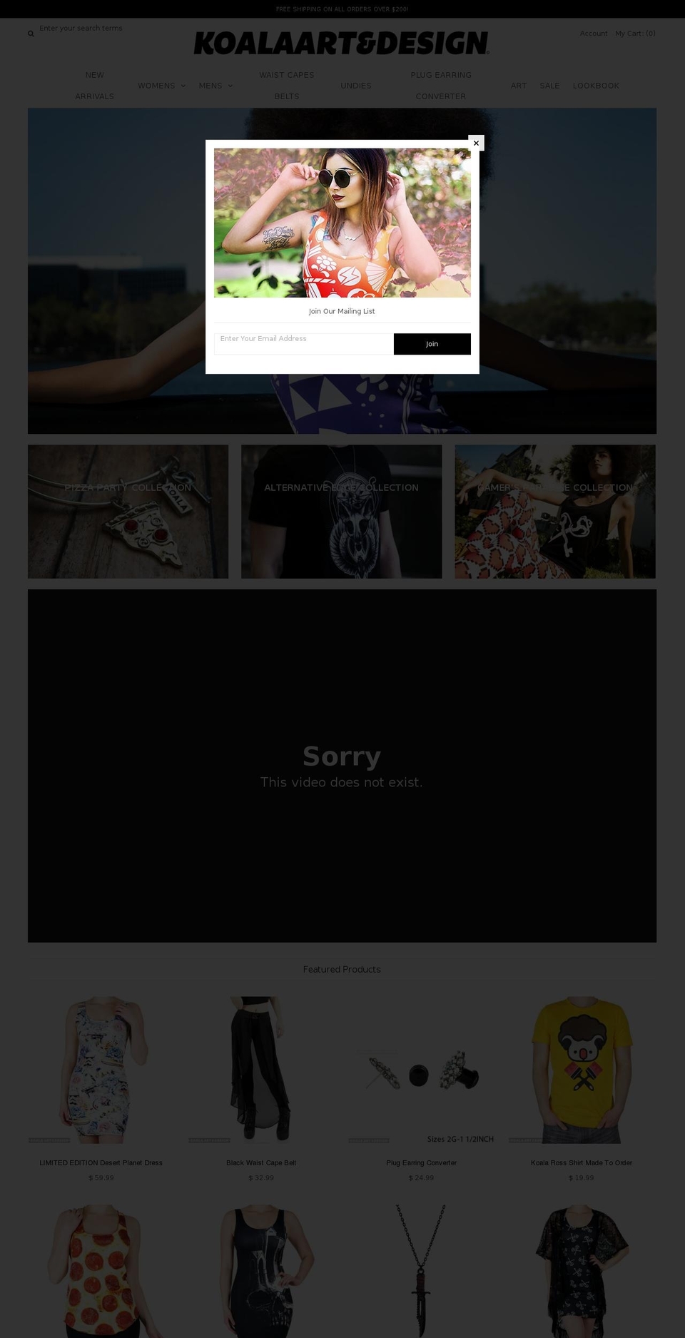 Vantage Shopify theme site example koalaartanddesign.com