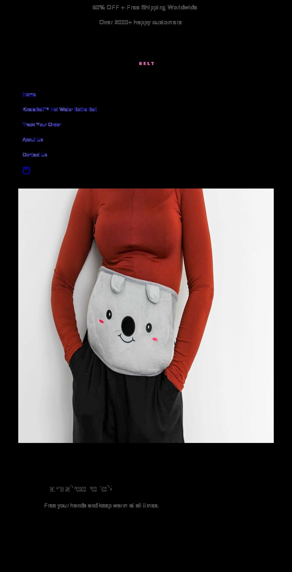 koalabelt.com shopify website screenshot