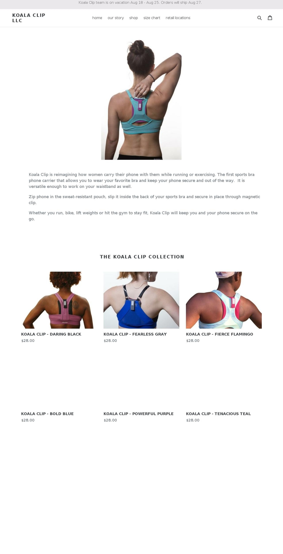 koalaclip.com shopify website screenshot
