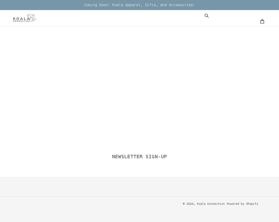 koalakonnection.com shopify website screenshot