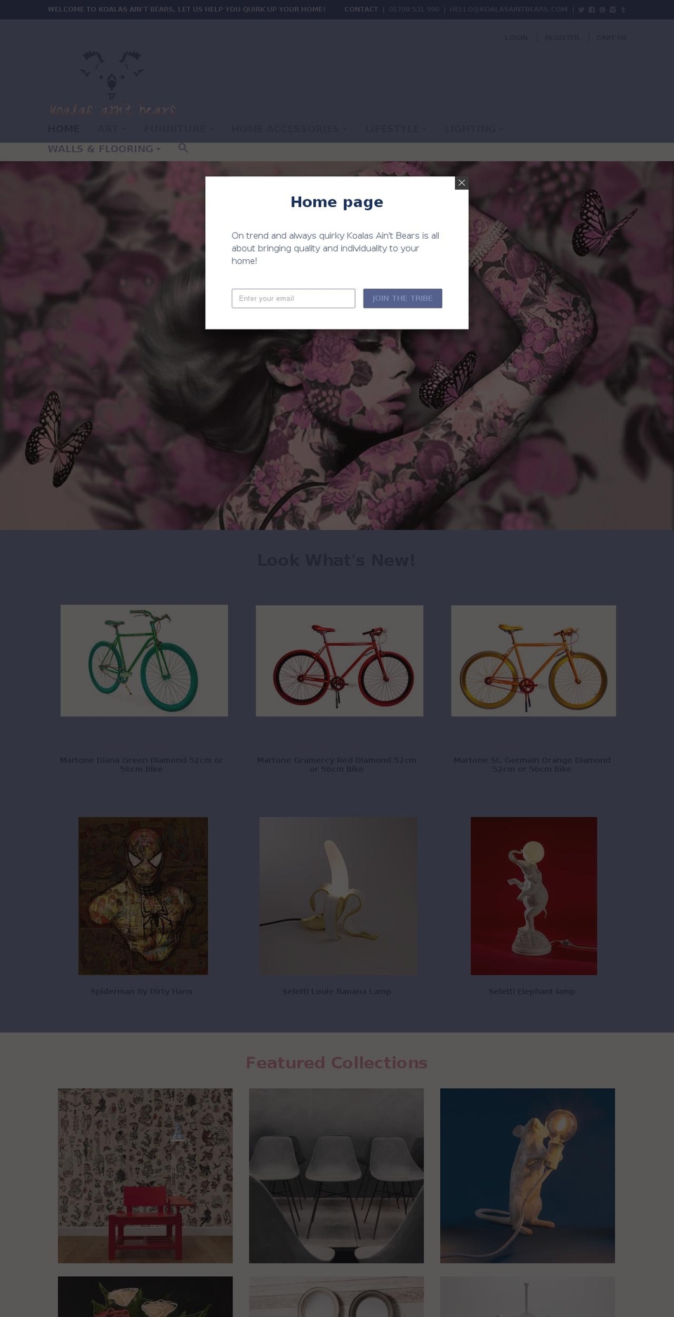 koalasaintbears.com shopify website screenshot