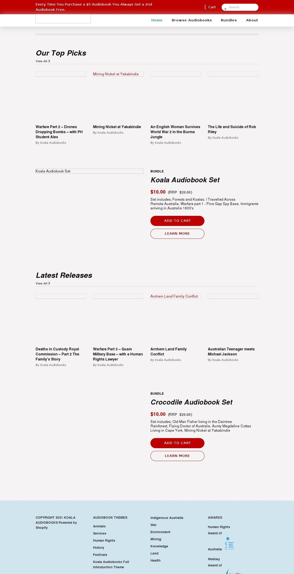 koalaudio.com shopify website screenshot