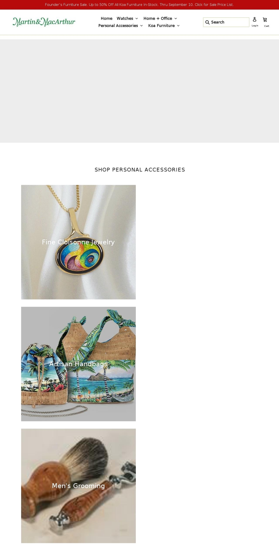 koawatch.com — Shopify storefront screenshot