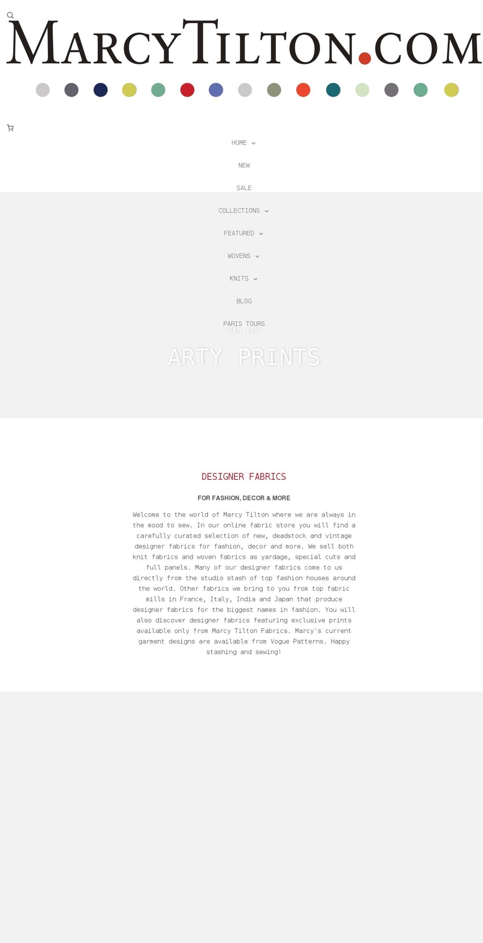 MARCY TILTON — LIVE Shopify theme site example kobaem.com