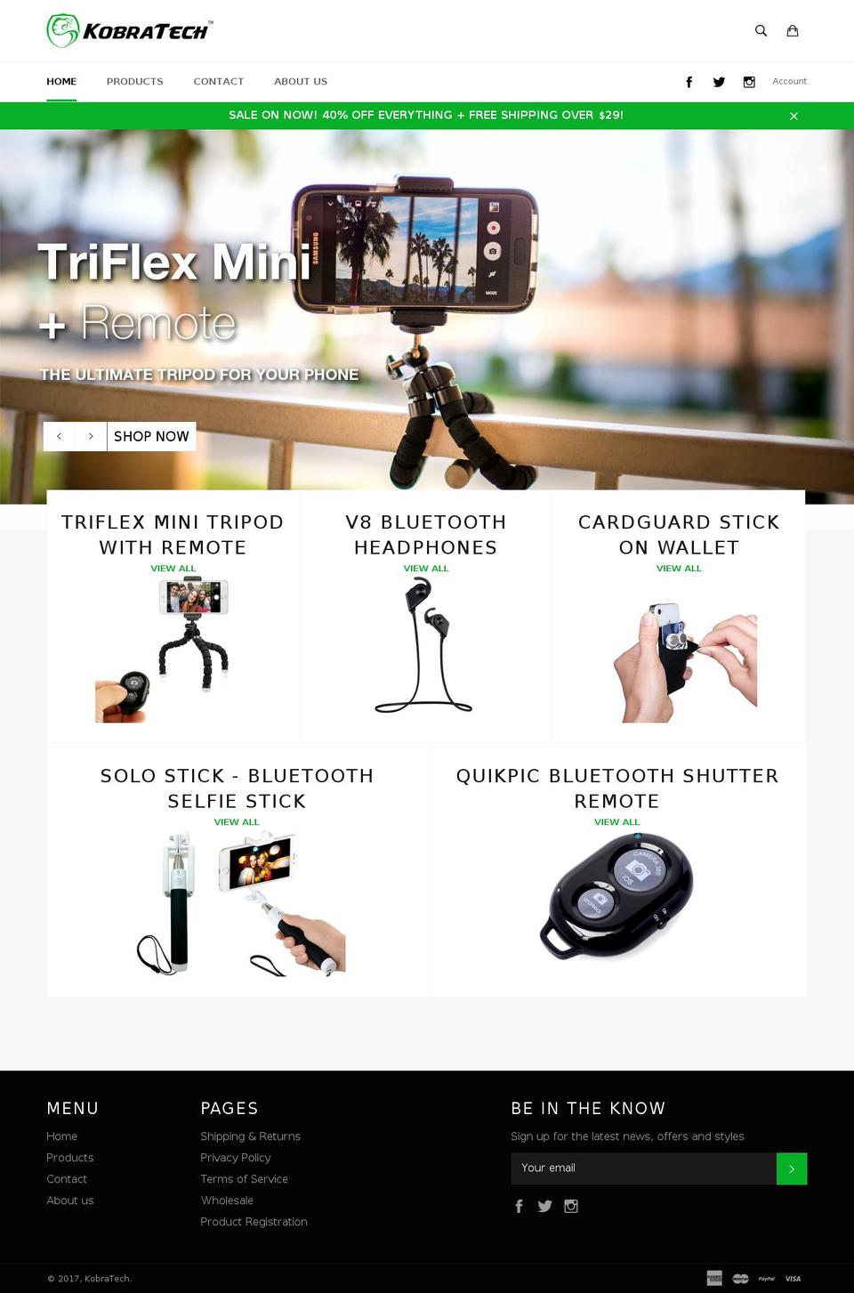 kobratech.com shopify website screenshot