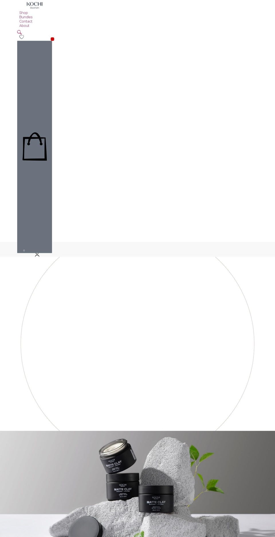 kochihaircare.com shopify website screenshot