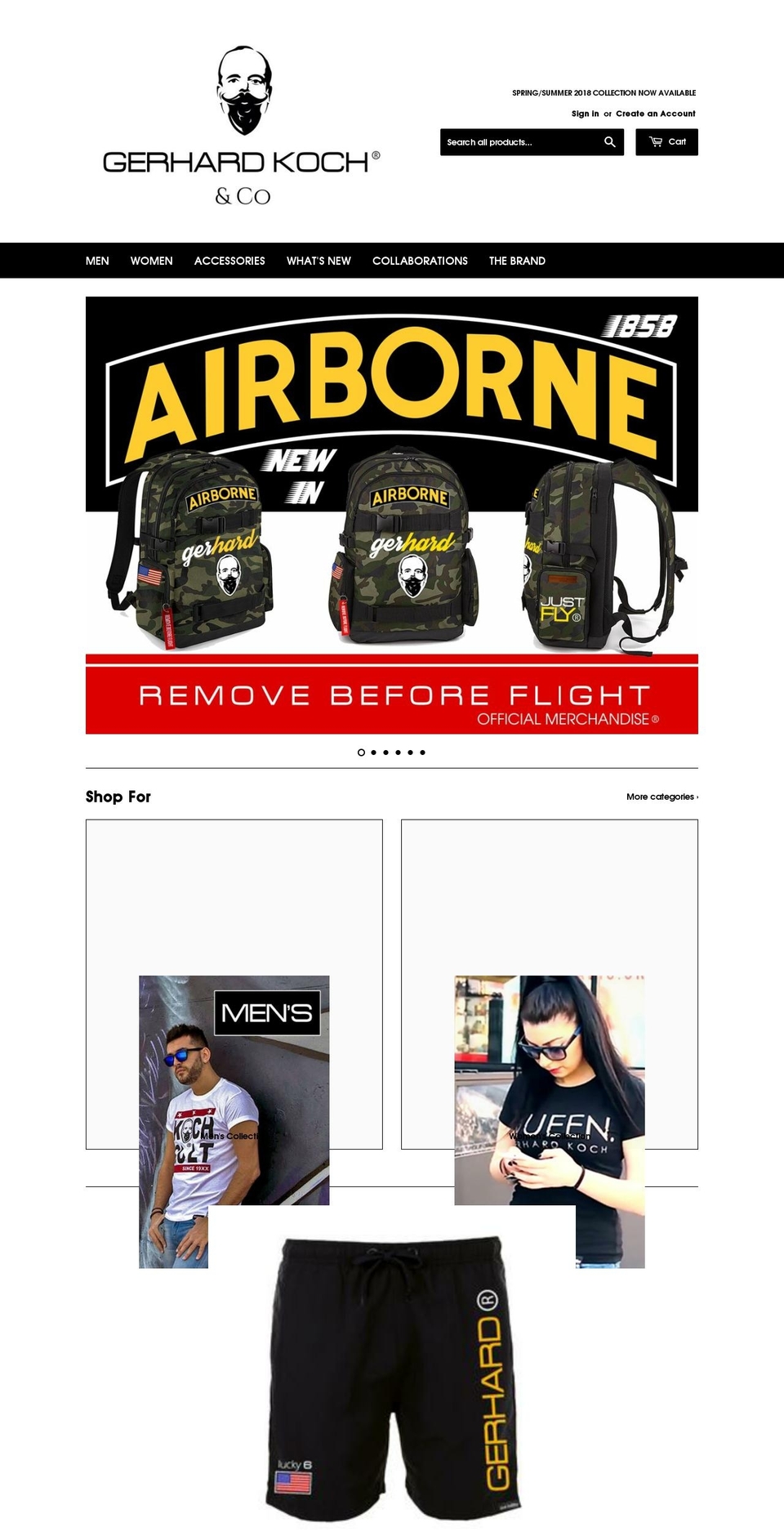 kochoutfitters.com — Shopify storefront screenshot