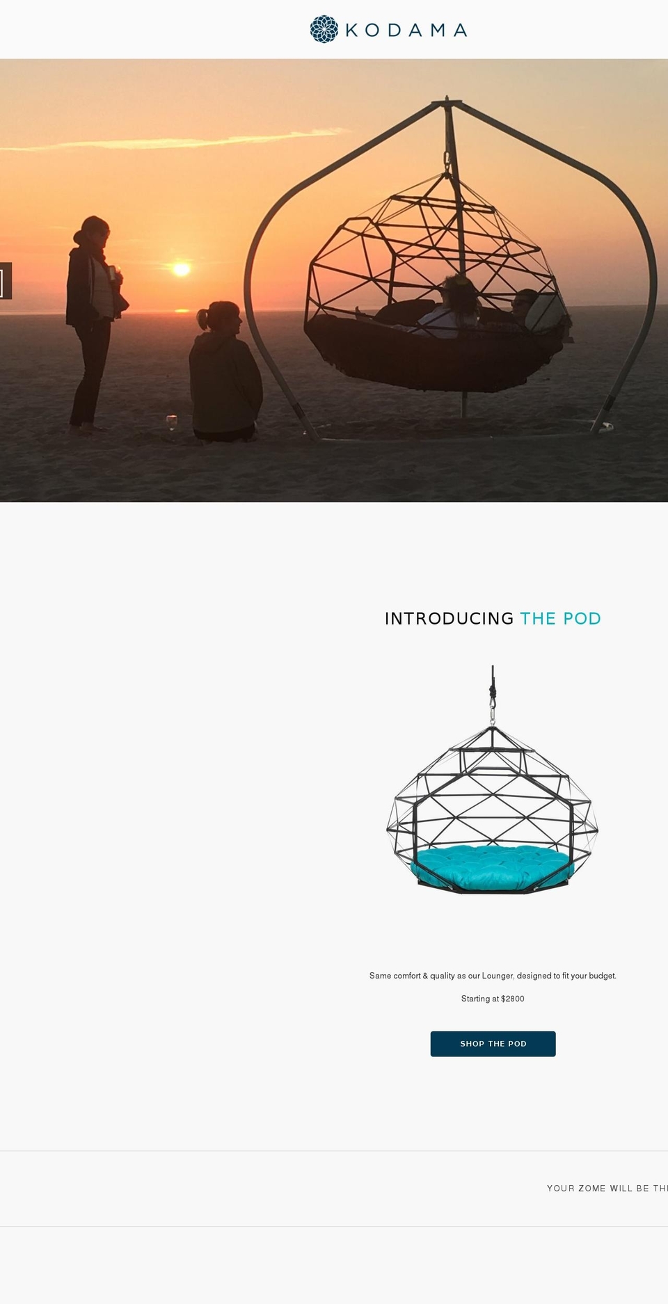 kodamazome.com — Shopify storefront screenshot