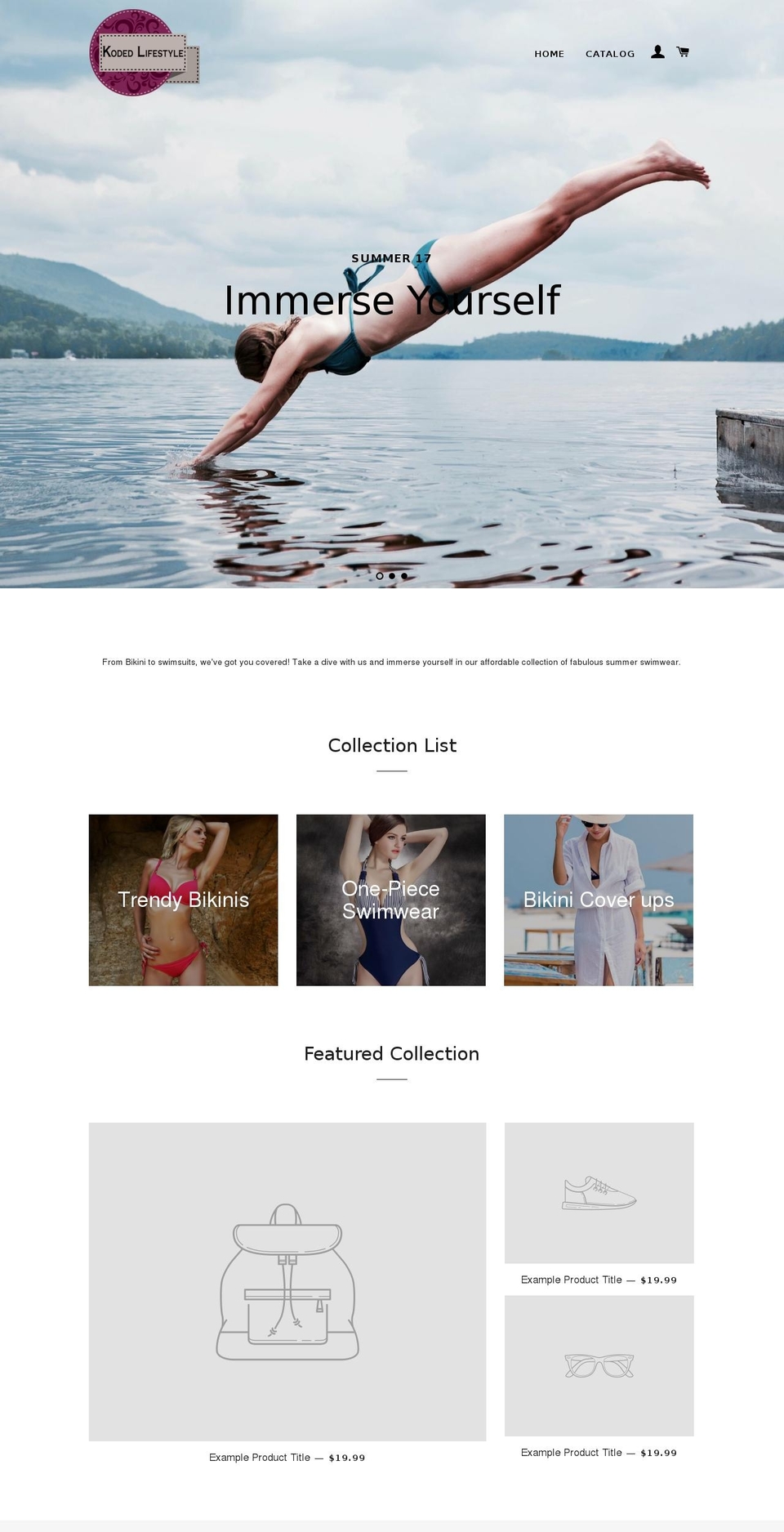 kodedlifestyle.com — Shopify storefront screenshot