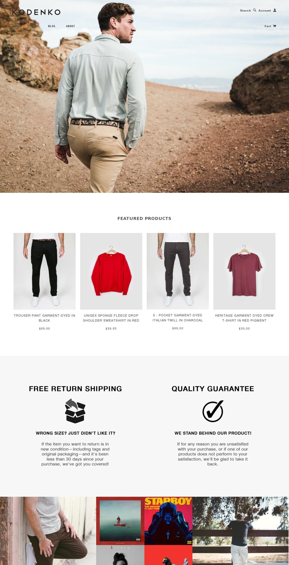 kodenko.com shopify website screenshot