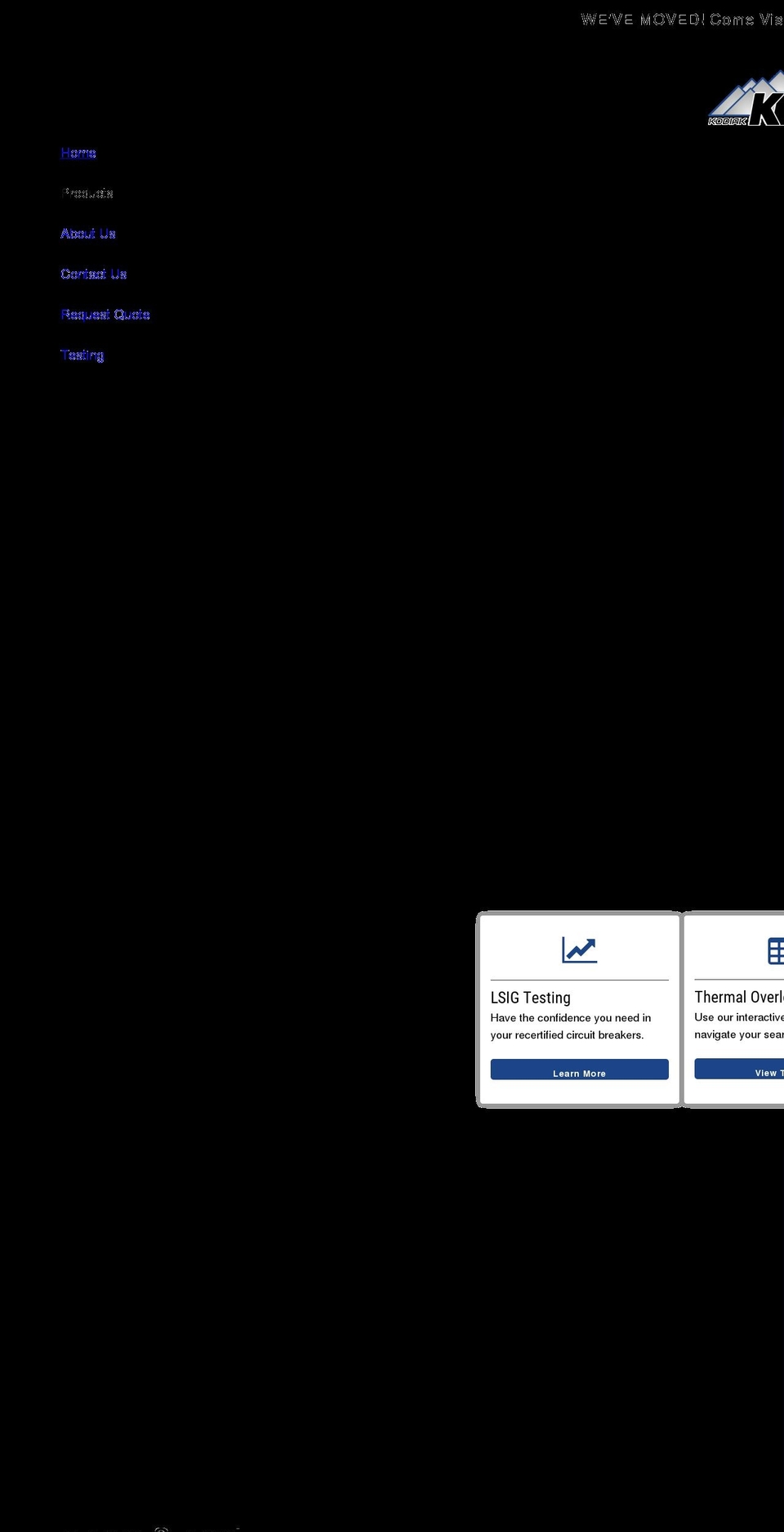 kodiakbreakers.com shopify website screenshot