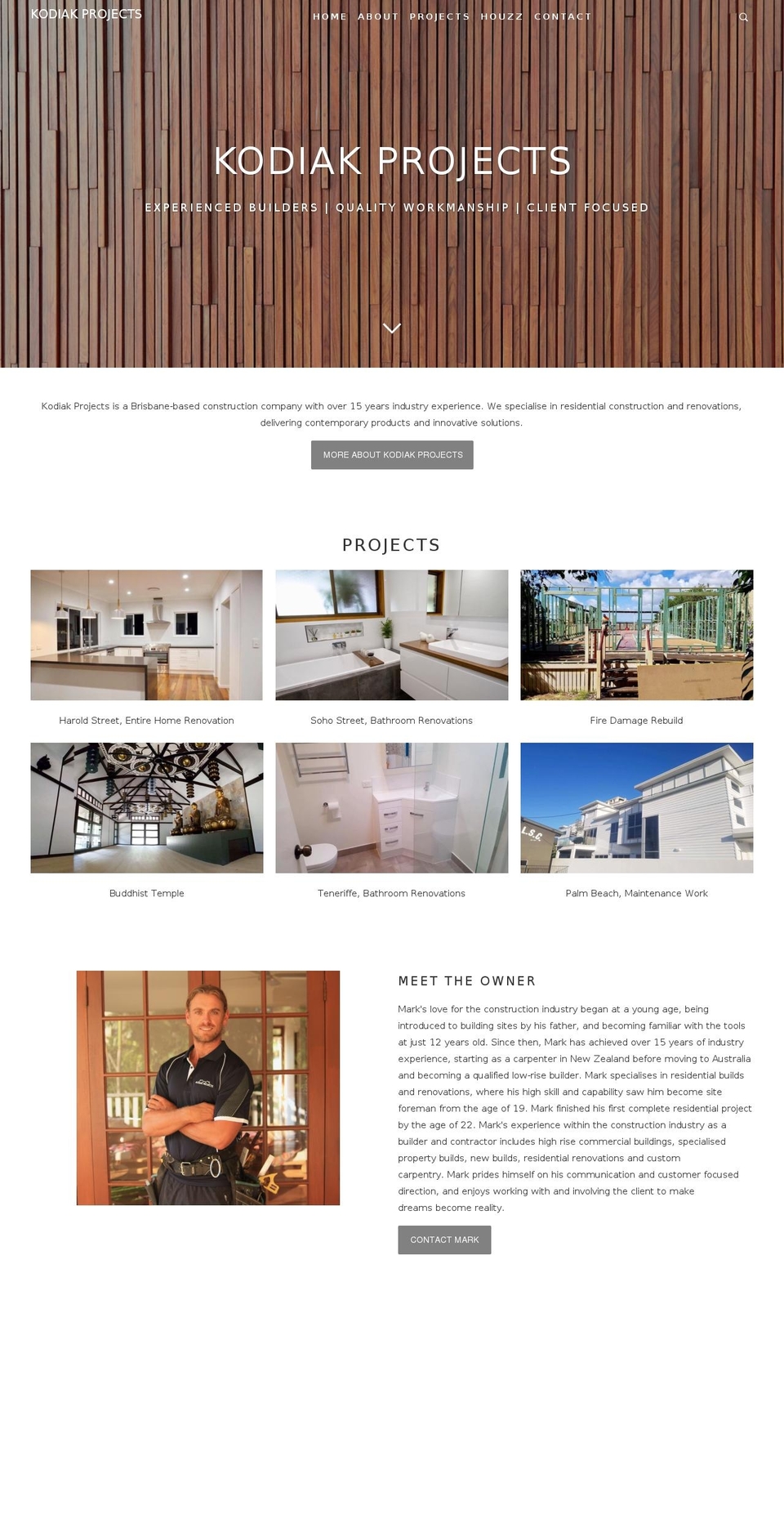 kodiakprojects.com — Shopify storefront screenshot