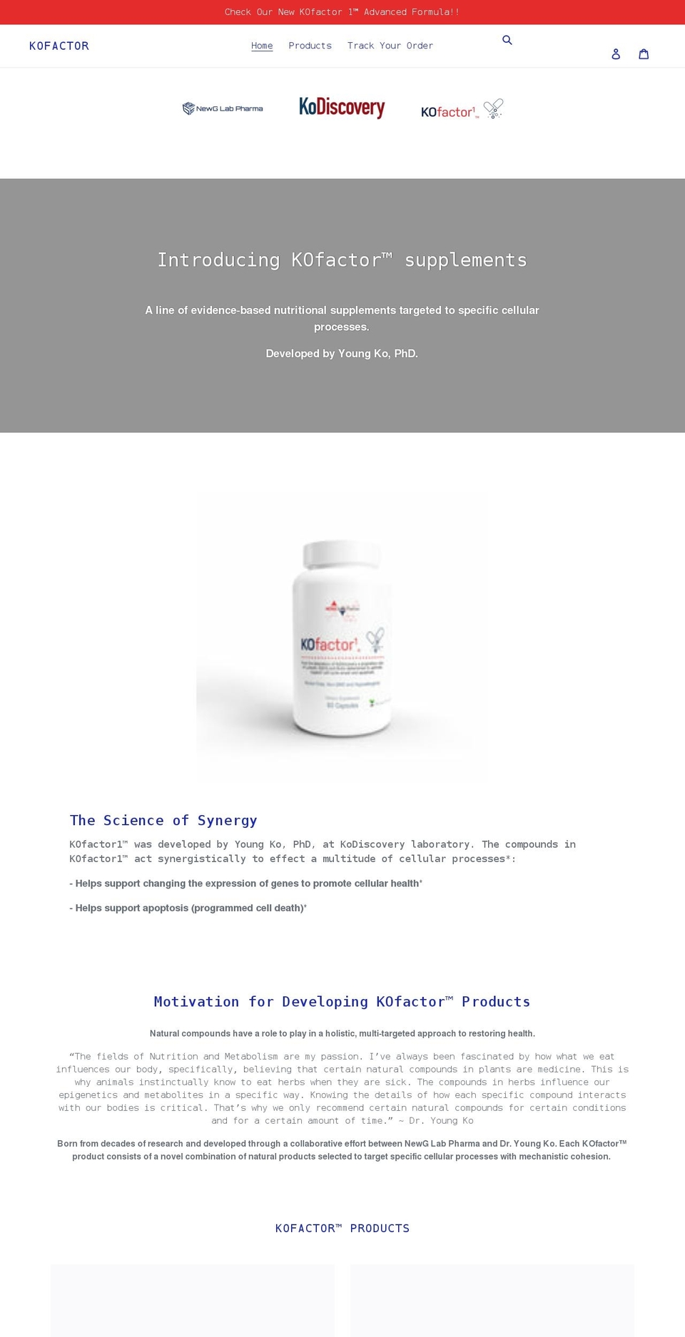 kofactor-store.myshopify.com shopify website screenshot