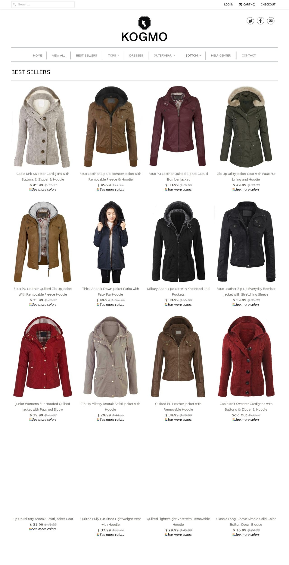 kogmo.com shopify website screenshot