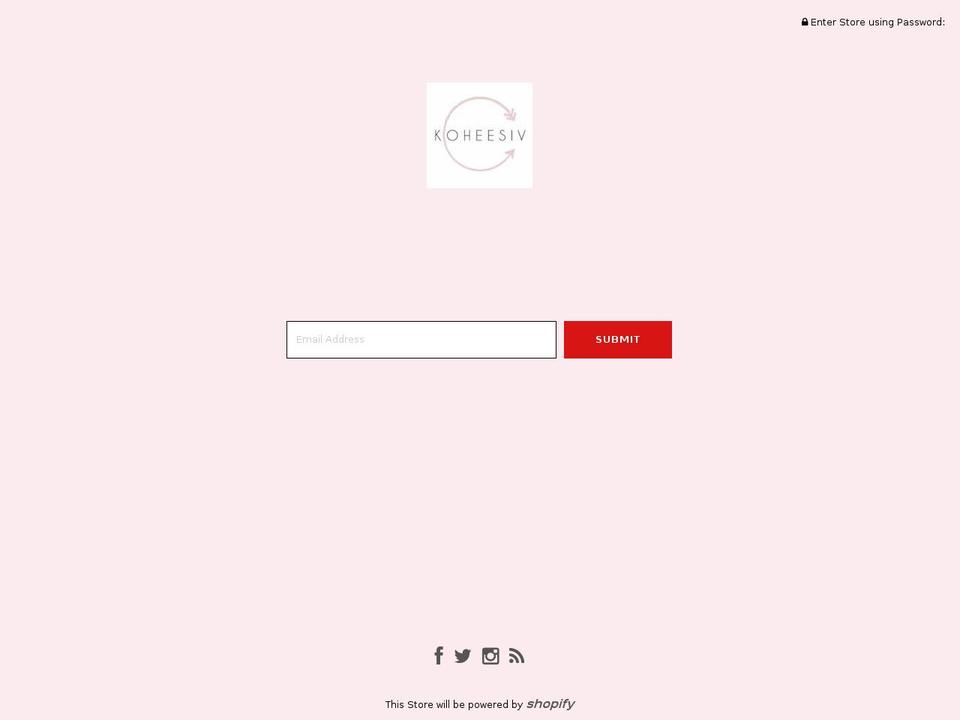 koheesiv.com shopify website screenshot