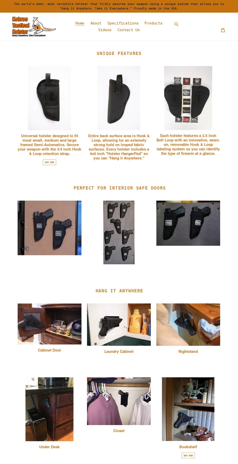 kohrootactical.com shopify website screenshot