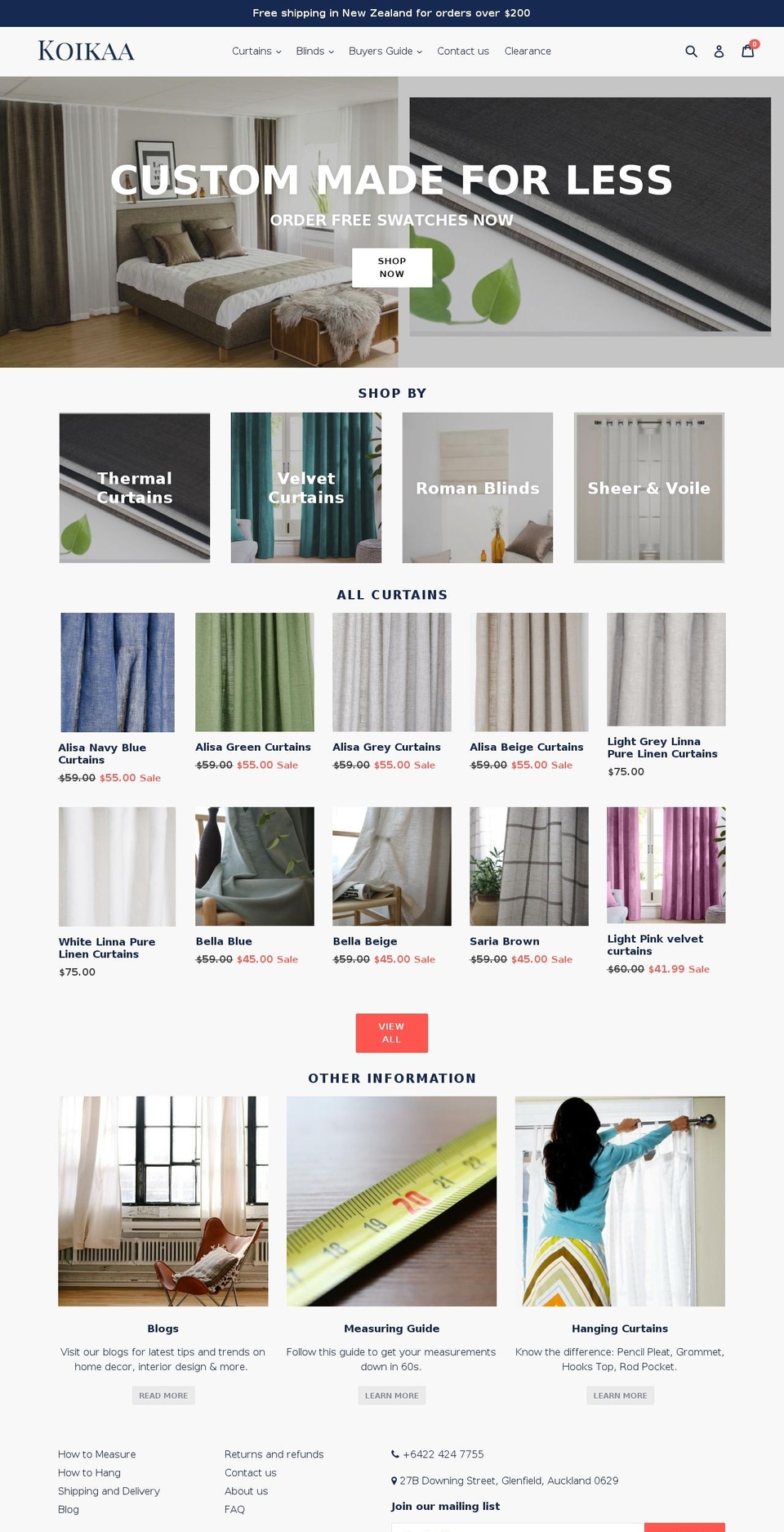 koikaa.com — Shopify storefront screenshot