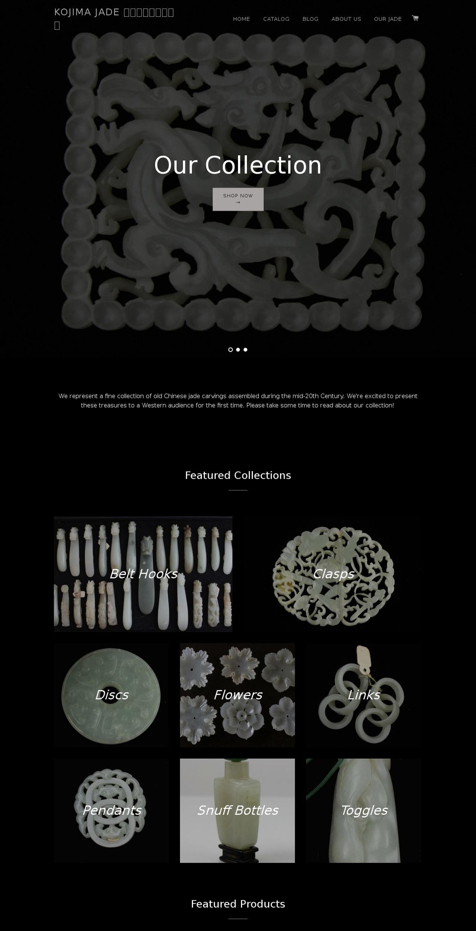 kojimajade.com shopify website screenshot