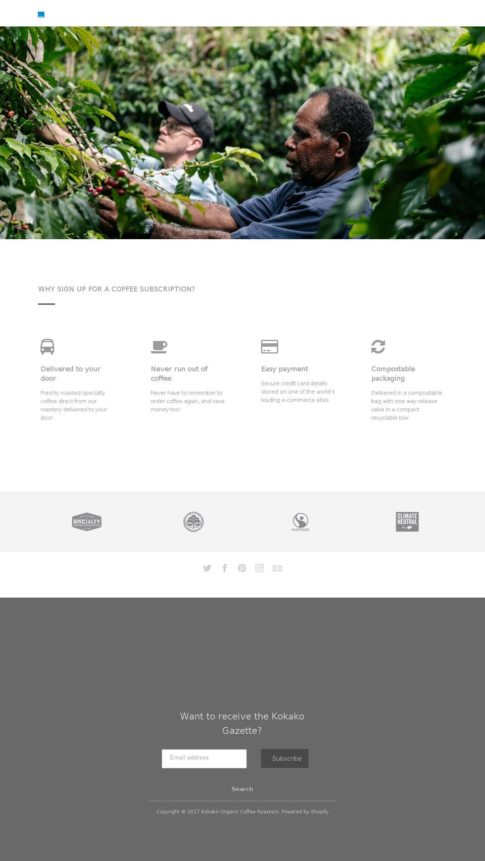 kokako.co.nz shopify website screenshot