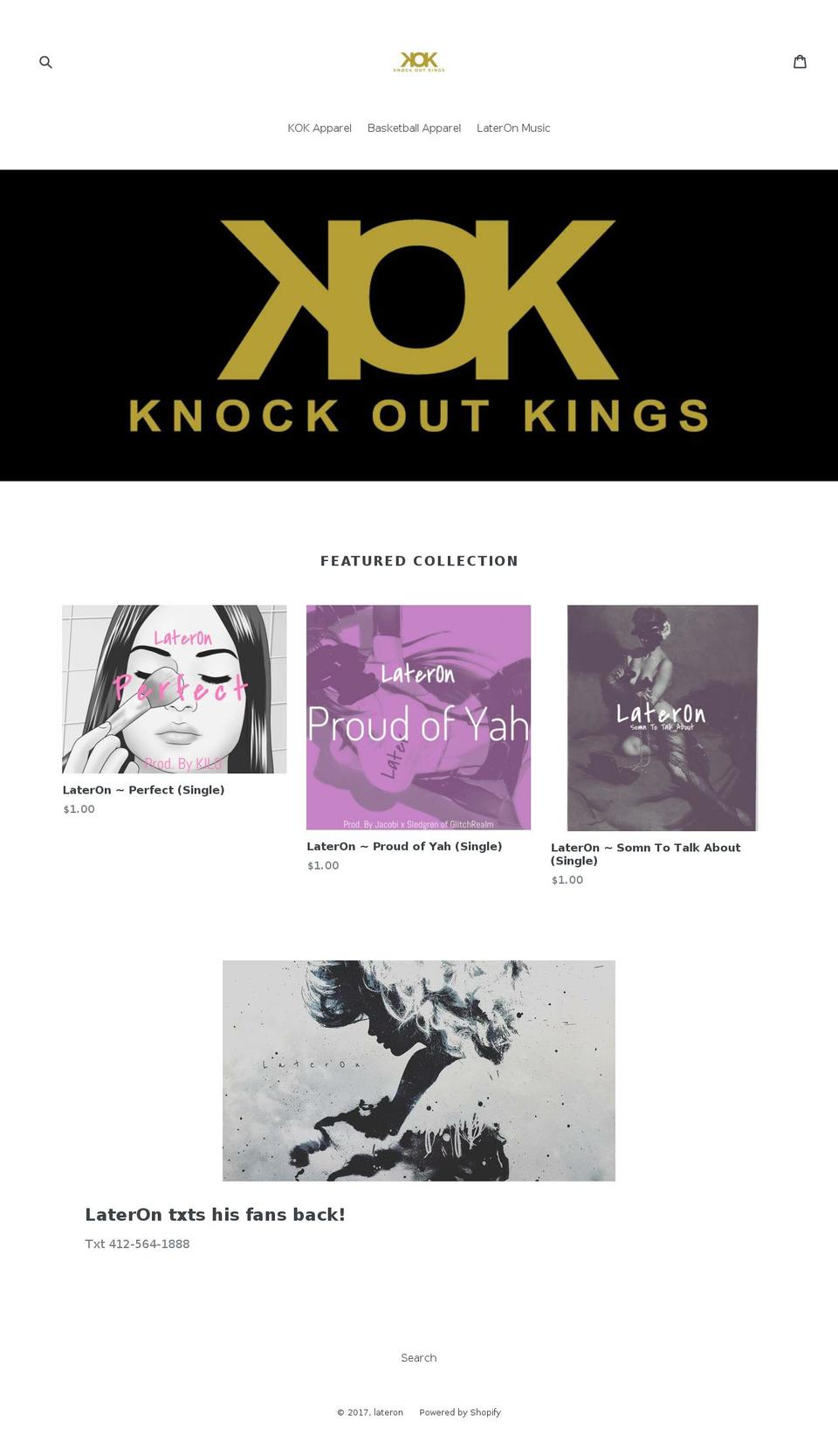 kokapparel.com shopify website screenshot