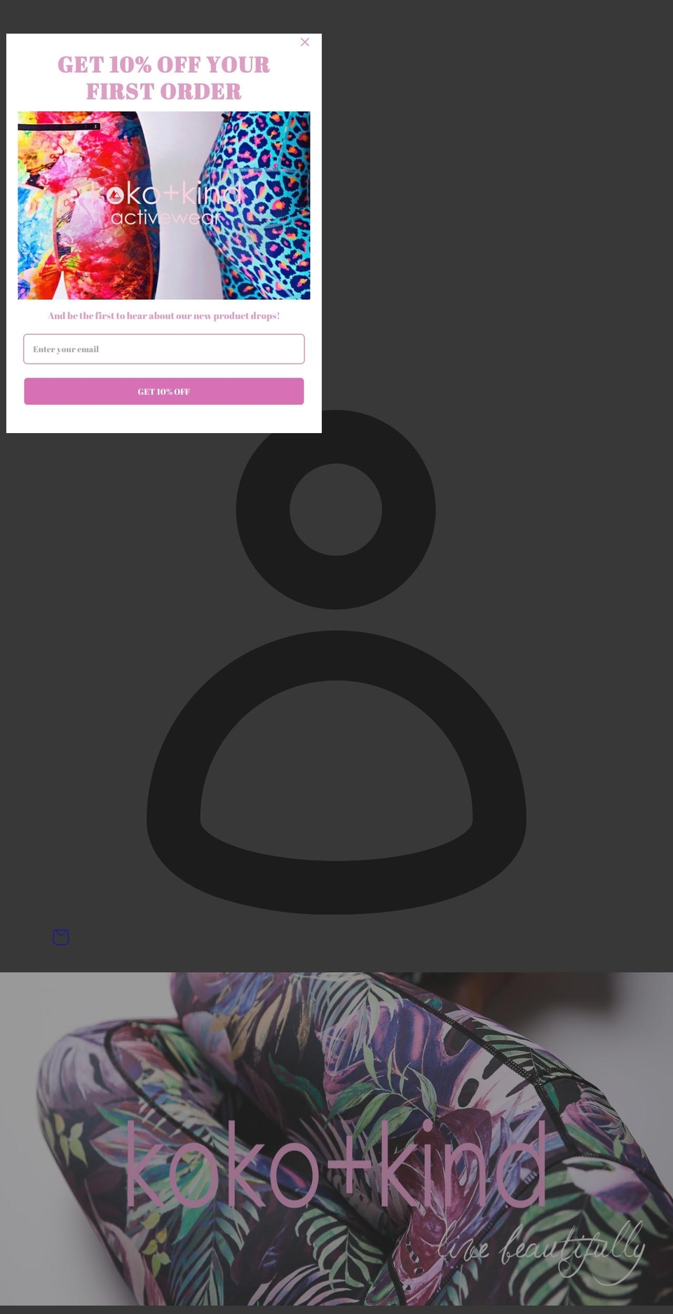 kokoandkind.com shopify website screenshot