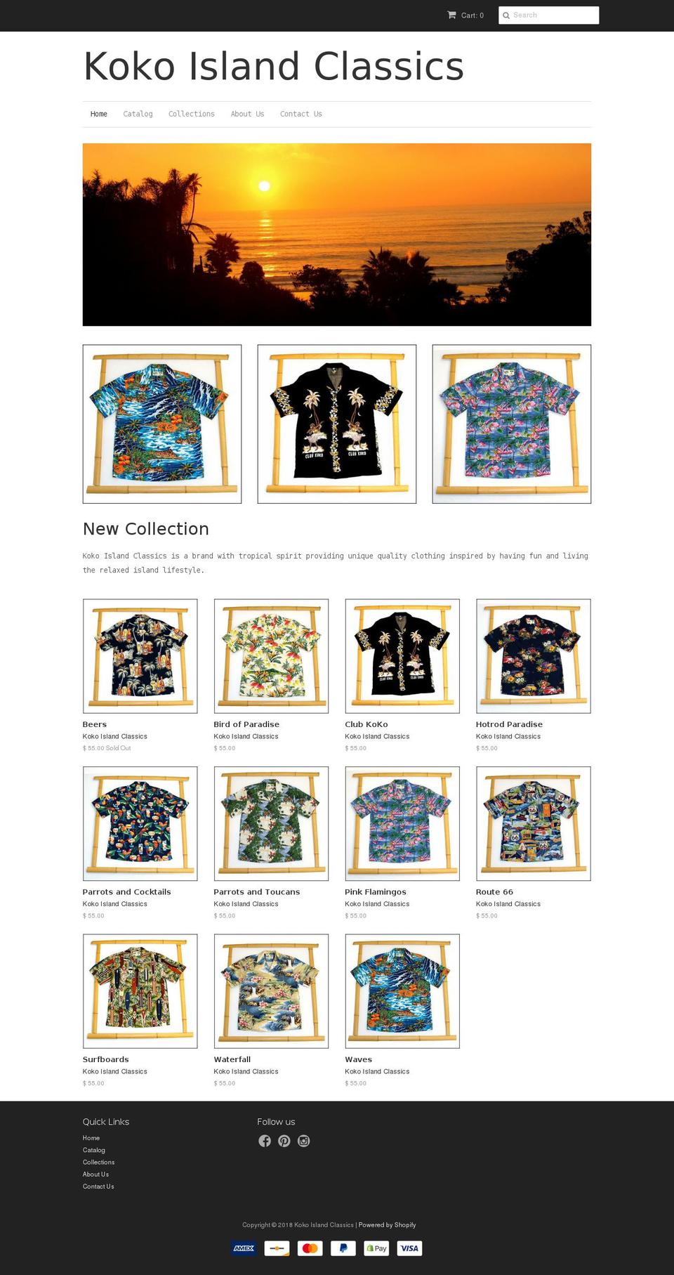 kokoisland.net shopify website screenshot