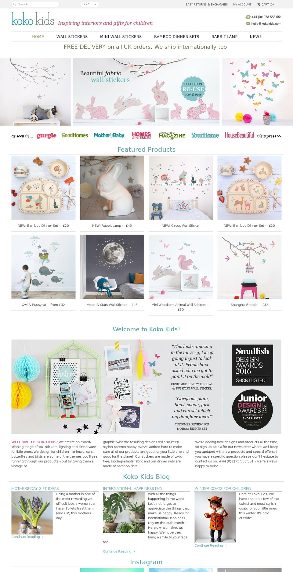 kokokids.net shopify website screenshot