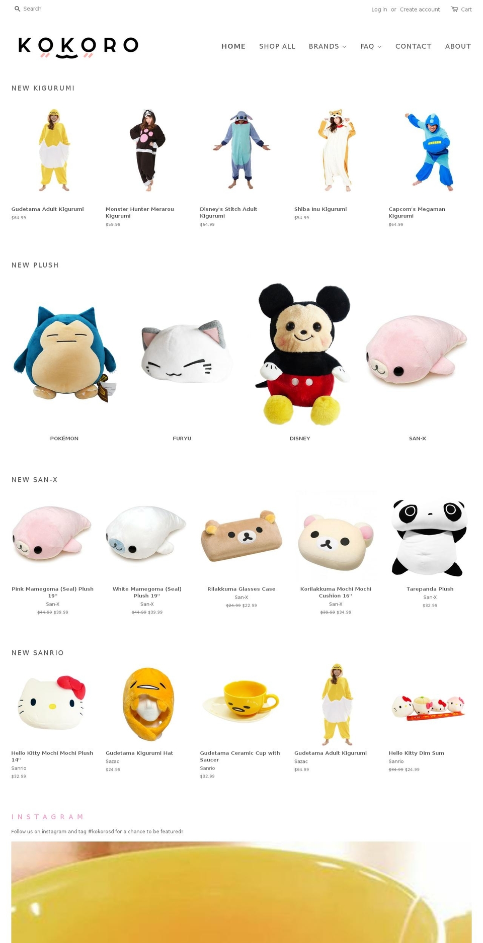 kokorosd.com — Shopify storefront screenshot