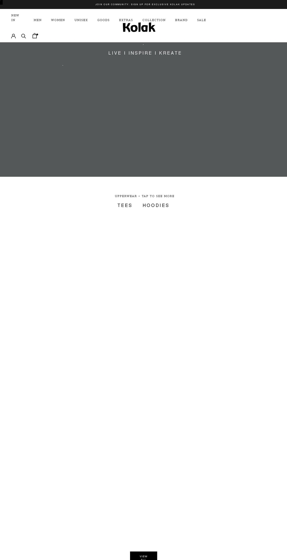 kolakstore.com shopify website screenshot