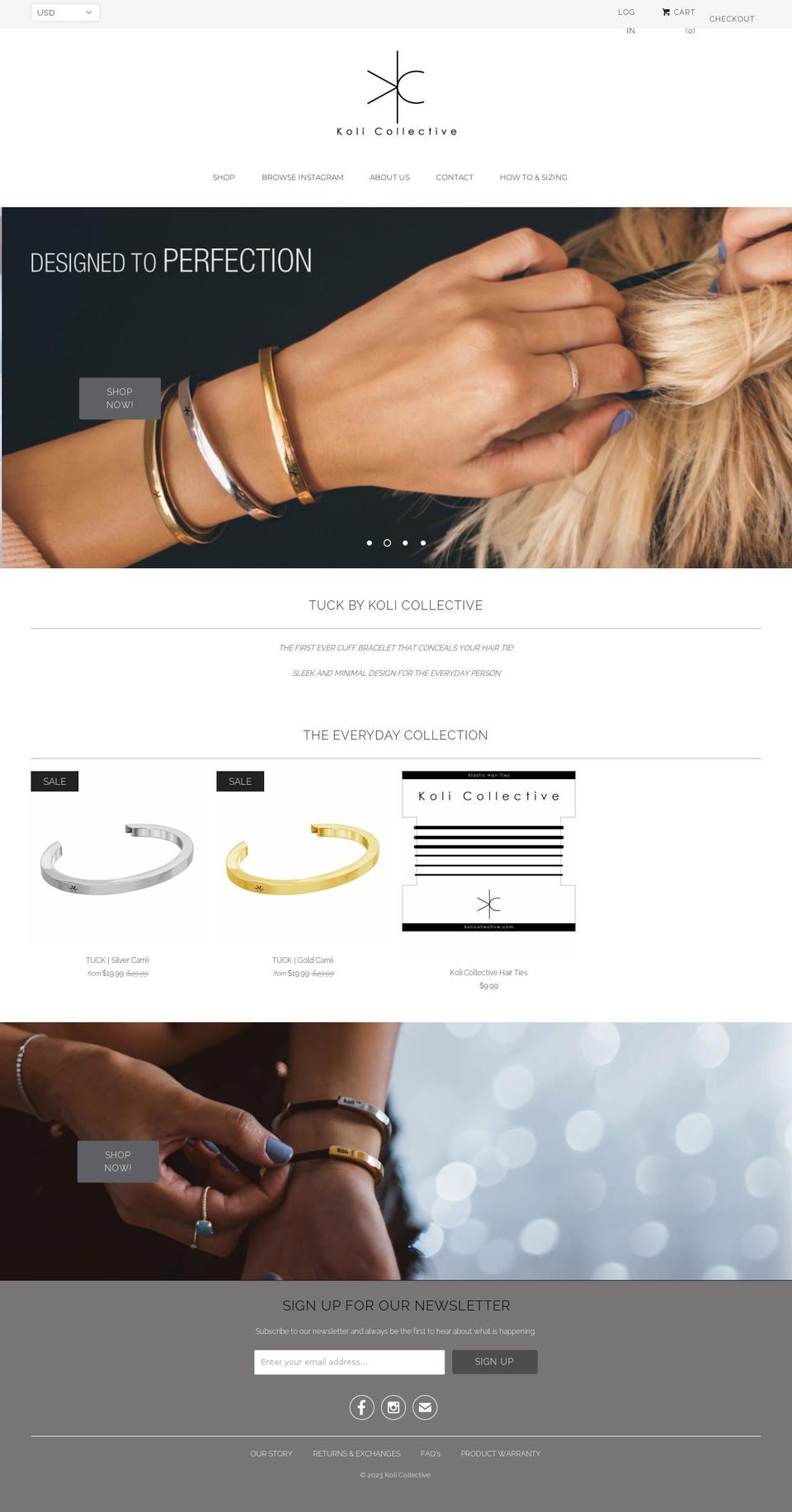 koli-collective.myshopify.com shopify website screenshot