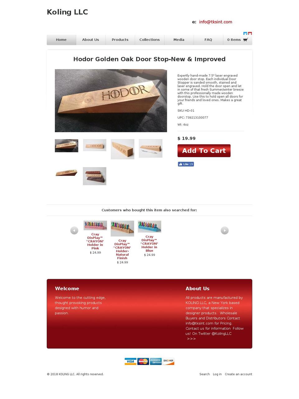 koling.com — Shopify storefront screenshot