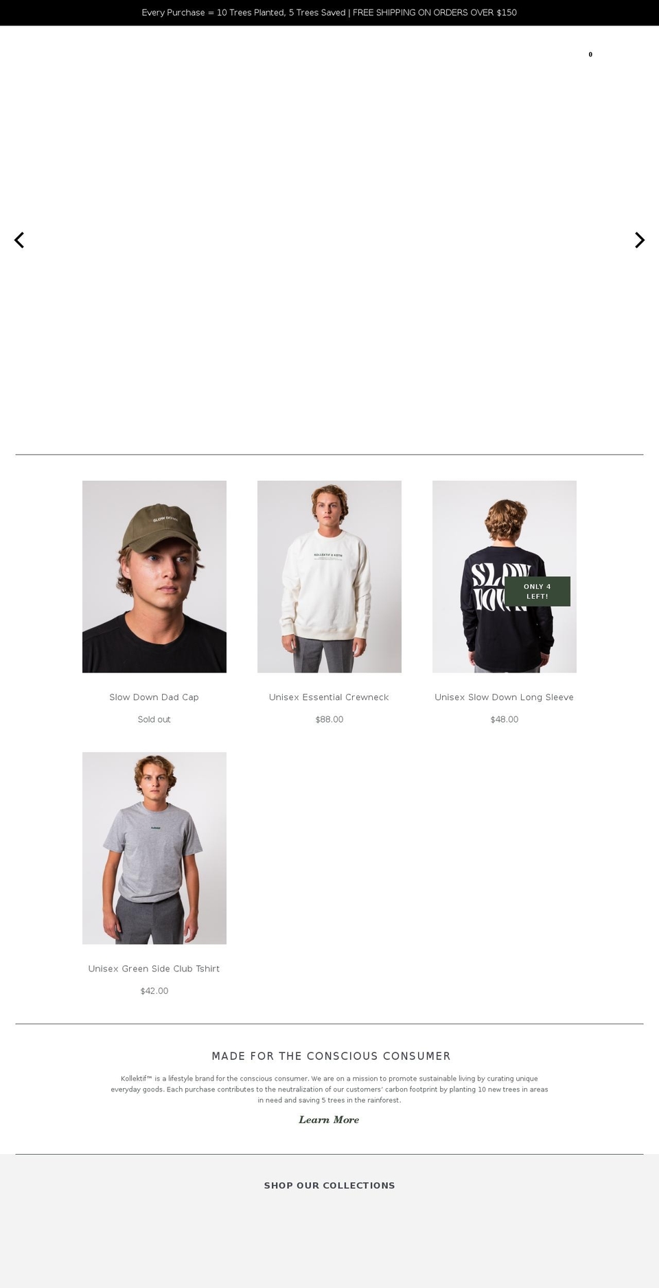 kollektif.ca shopify website screenshot