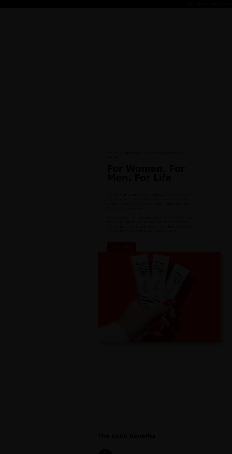 kollohealth.com shopify website screenshot