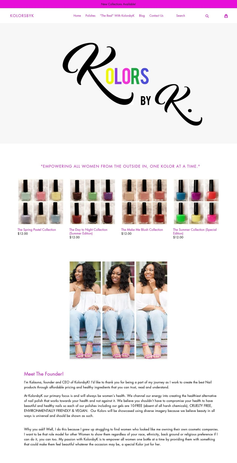 kolorsbyk.com shopify website screenshot