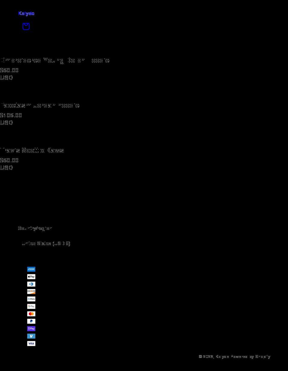 kolydeshop.com shopify website screenshot