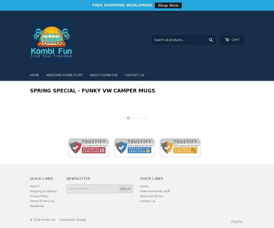kombifun.com — Shopify storefront screenshot