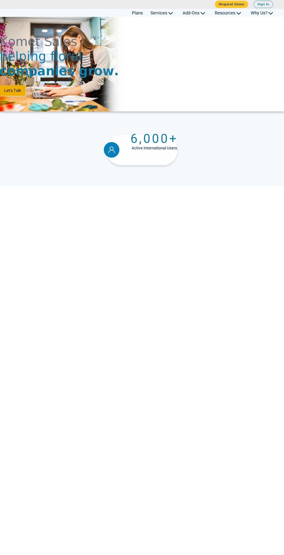 kometsales.com shopify website screenshot