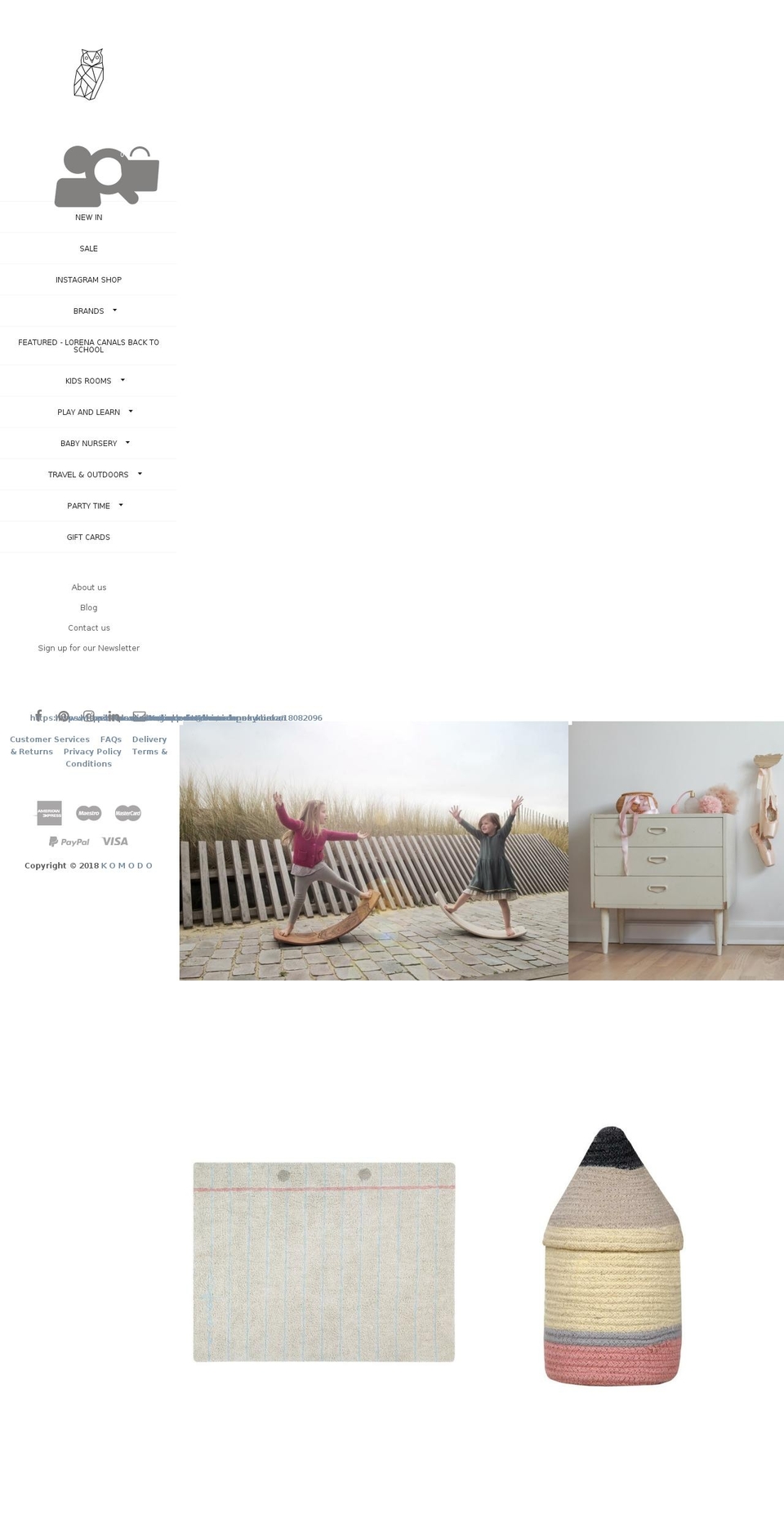 komodonokuni.com — Shopify storefront screenshot