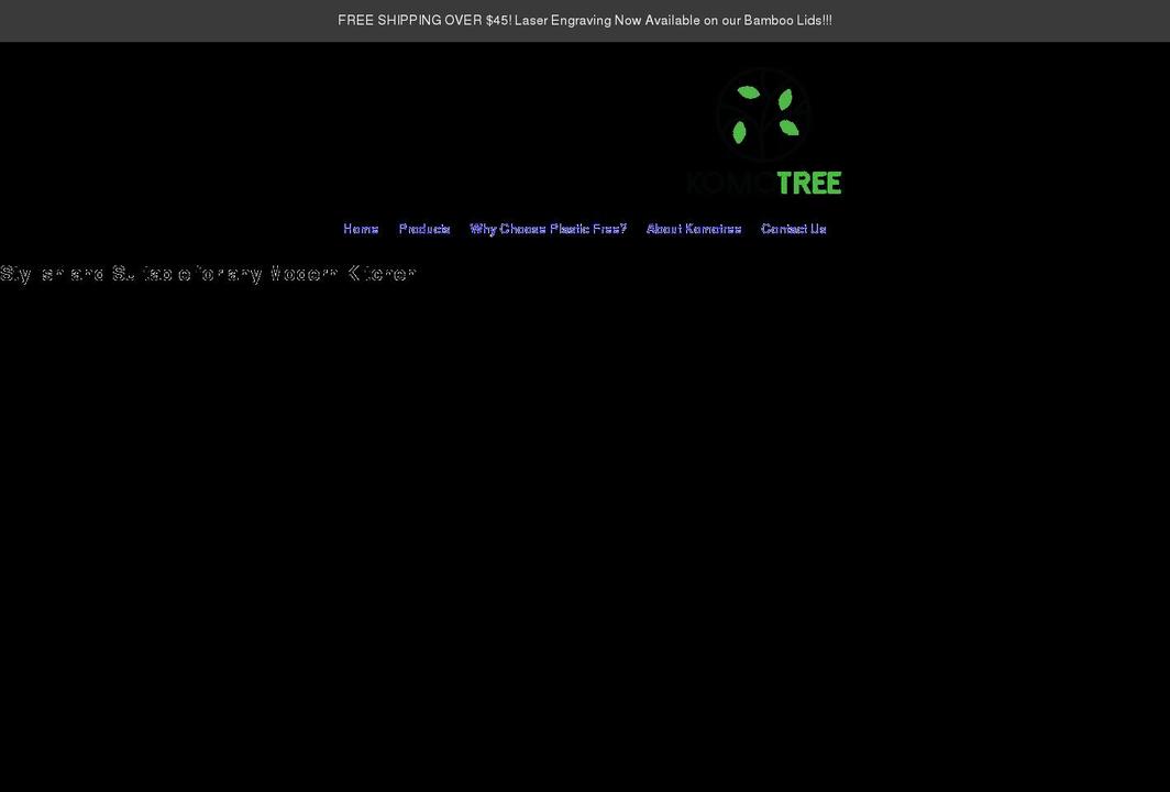 komotree.com shopify website screenshot