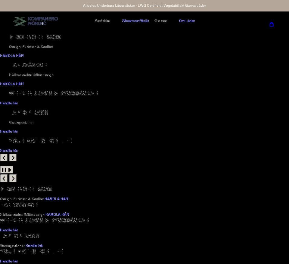 kompanero.se shopify website screenshot