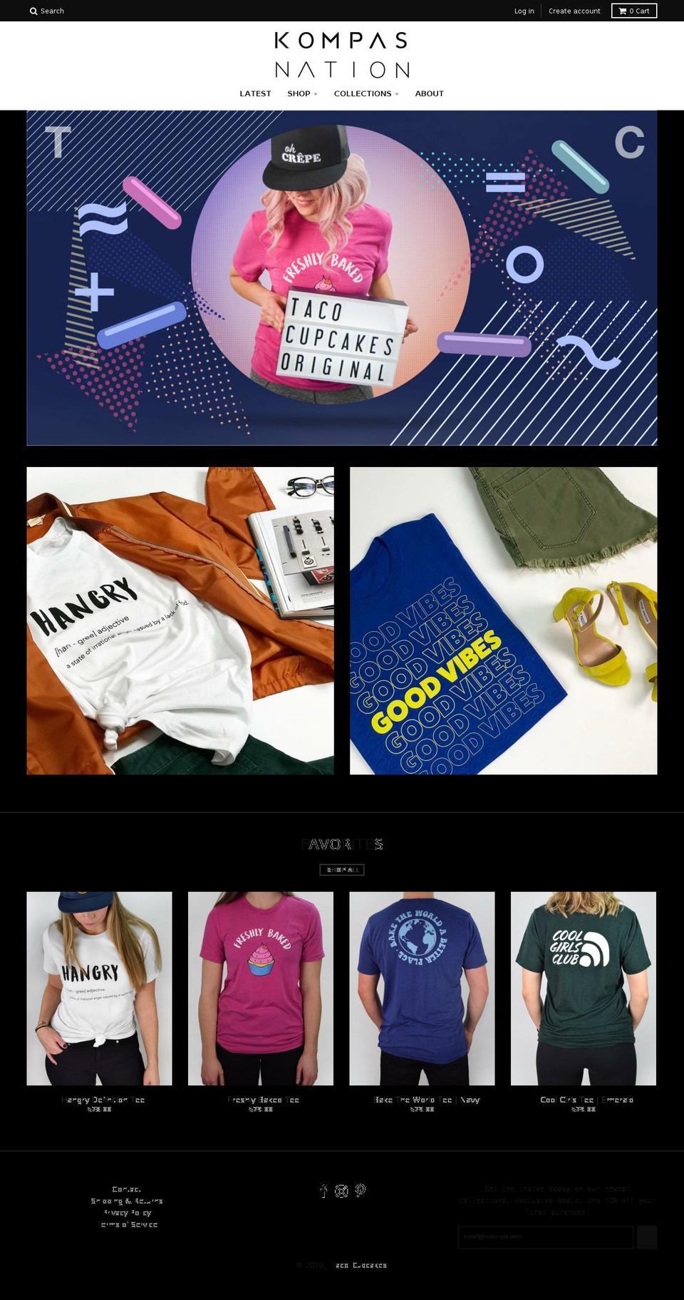 kompasnation.com — Shopify storefront screenshot