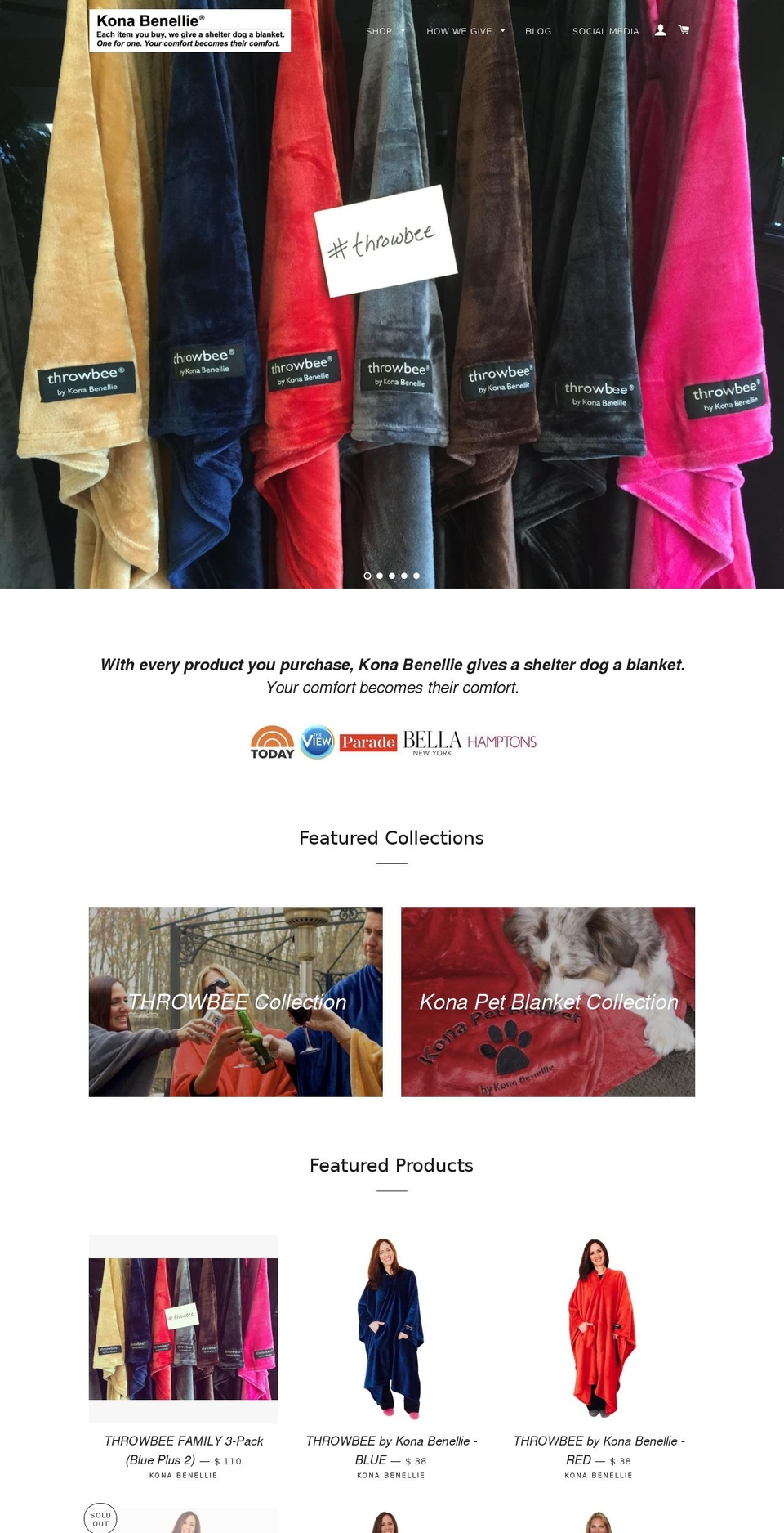 konabenellie.com shopify website screenshot