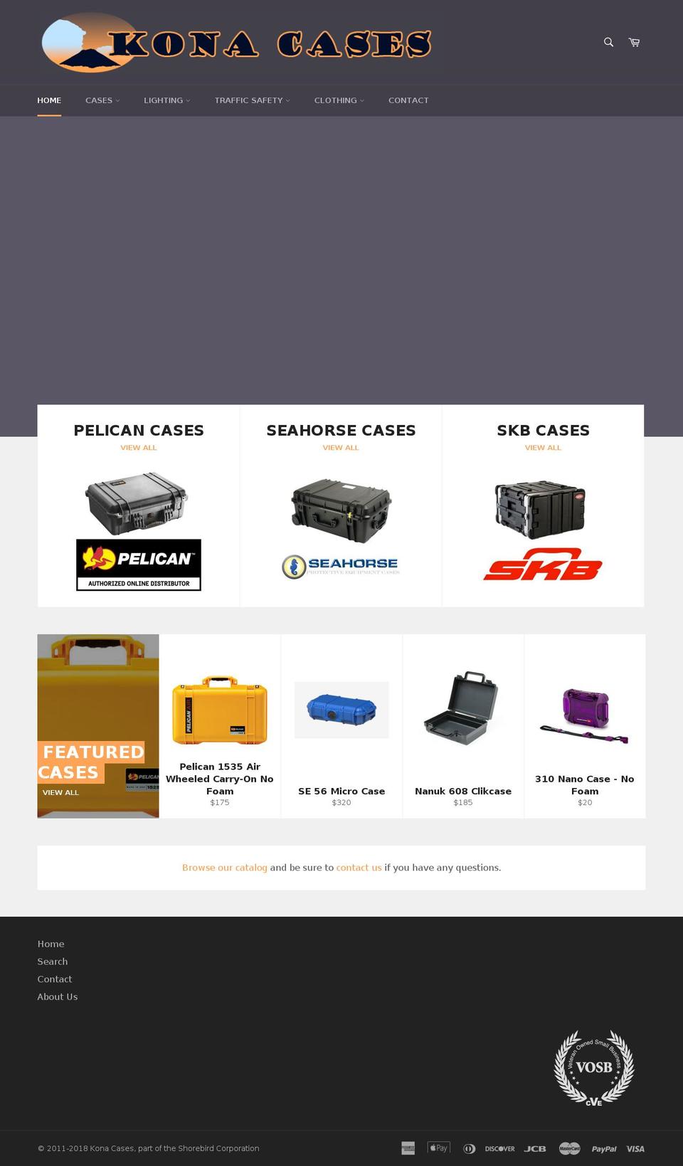 konacases.com — Shopify storefront screenshot
