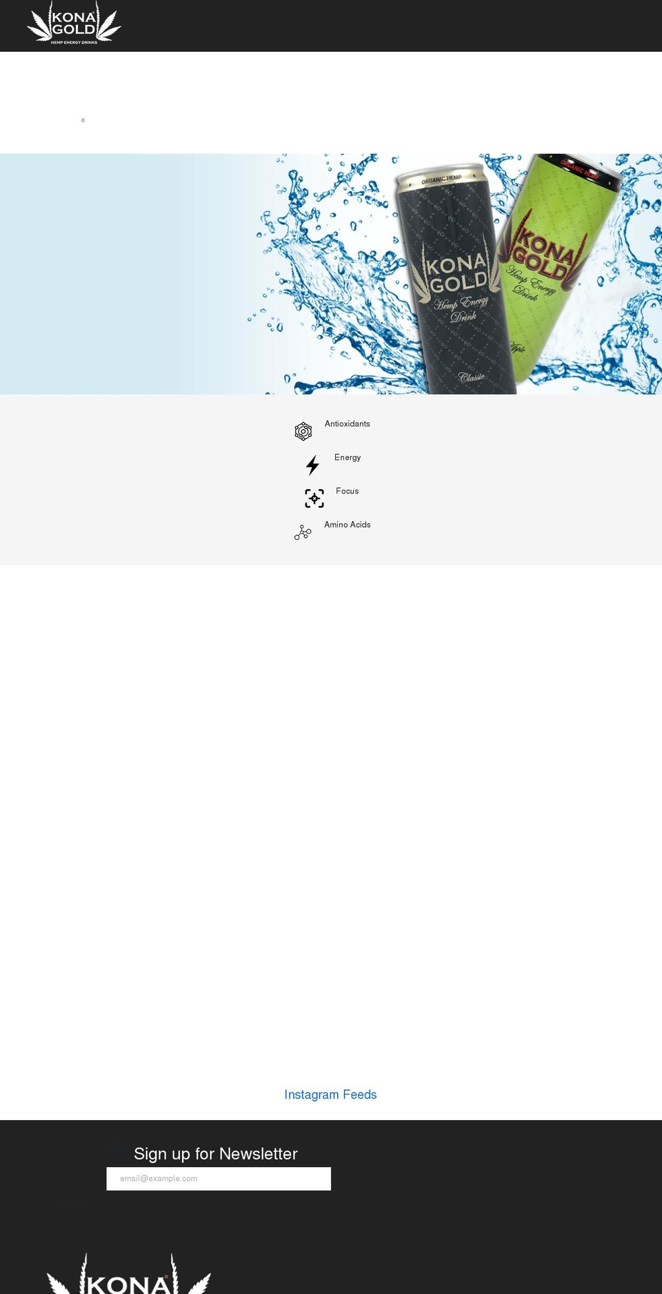 konagoldhemp.com shopify website screenshot